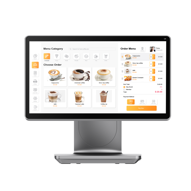 Caisse tactile TPV pour commerce et restauration